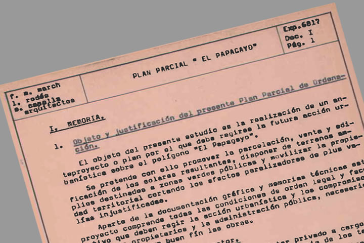 PLAN PARCIAL «EL PAPAGAI»